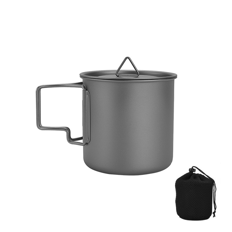 Camping Cooking Rack - Caneca de camping de titânio com