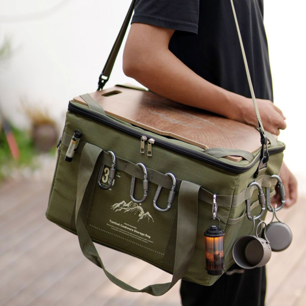 Camping Cooking Rack - Bolsa tática de piquenique 36l, organizador