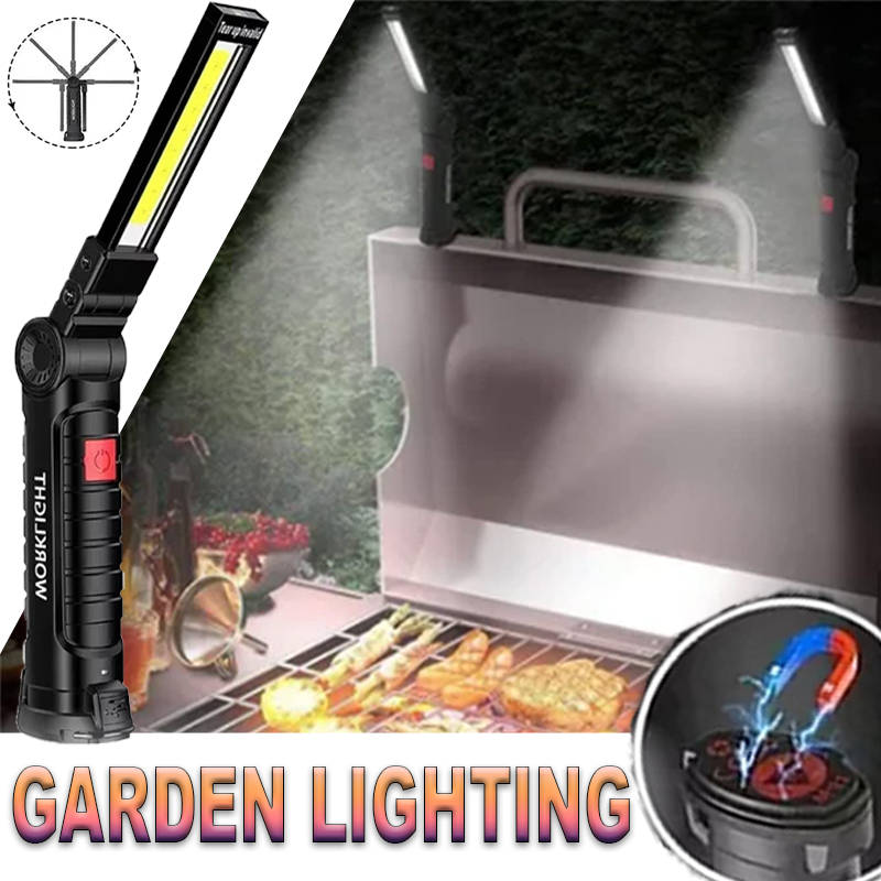 Camping Cooking Portable - Lanterna led portátil com gancho magnético,