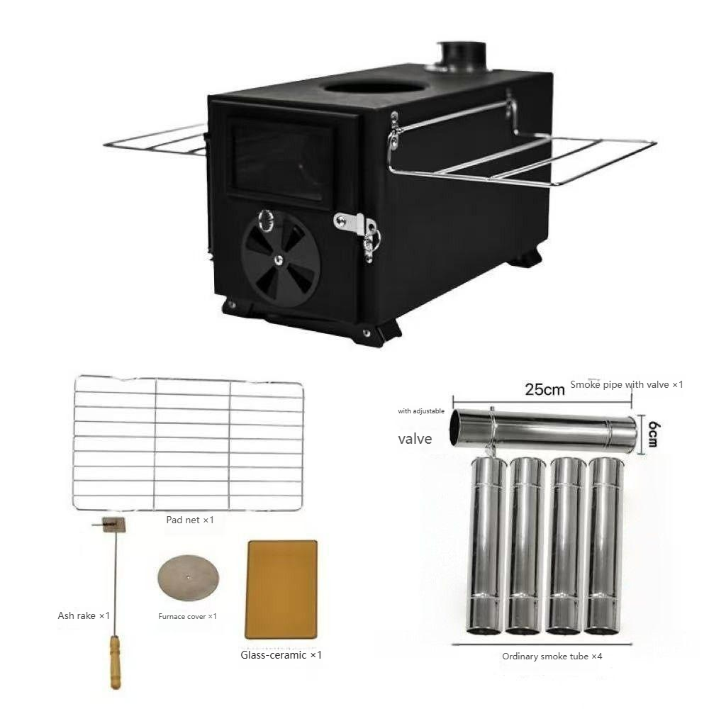 Camping Cooking Portable - Novo Fogão a Lenha de Aço