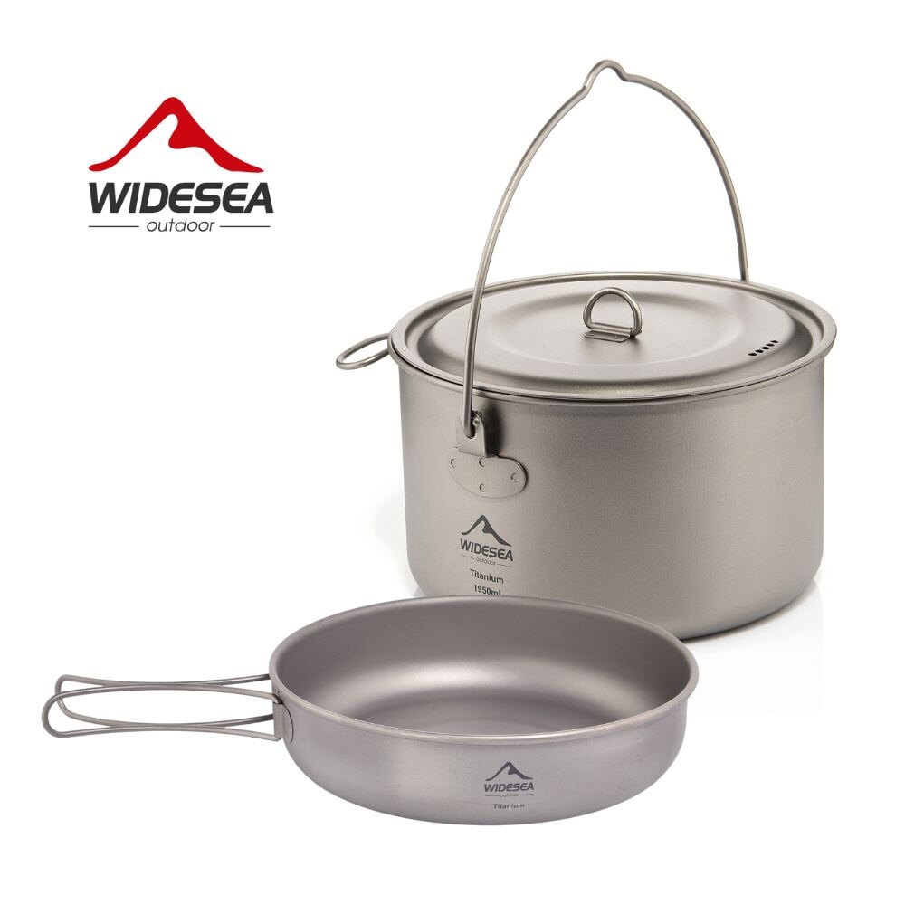 Camping Cooking Roll - Widesea-Conjunto De Panelas De Titânio, Camping