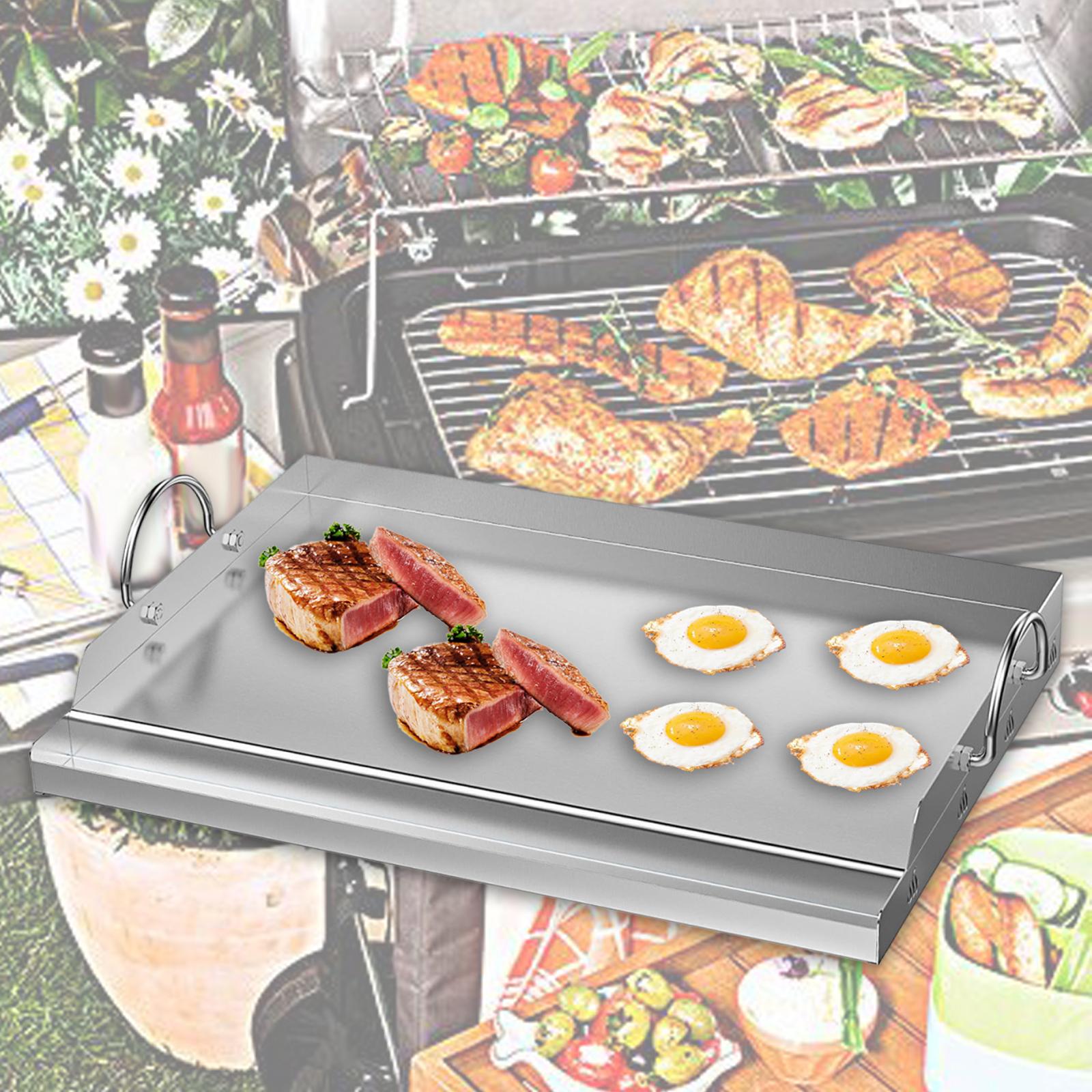 Camping Cooking Flat Top - Chapa de cozinha em aço inoxidável,