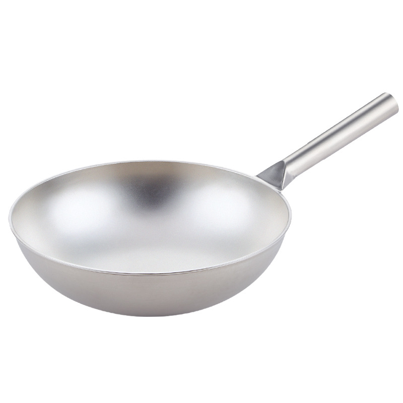 Camping Cooking Without Gas - Wok de Titânio Puro com Fundo