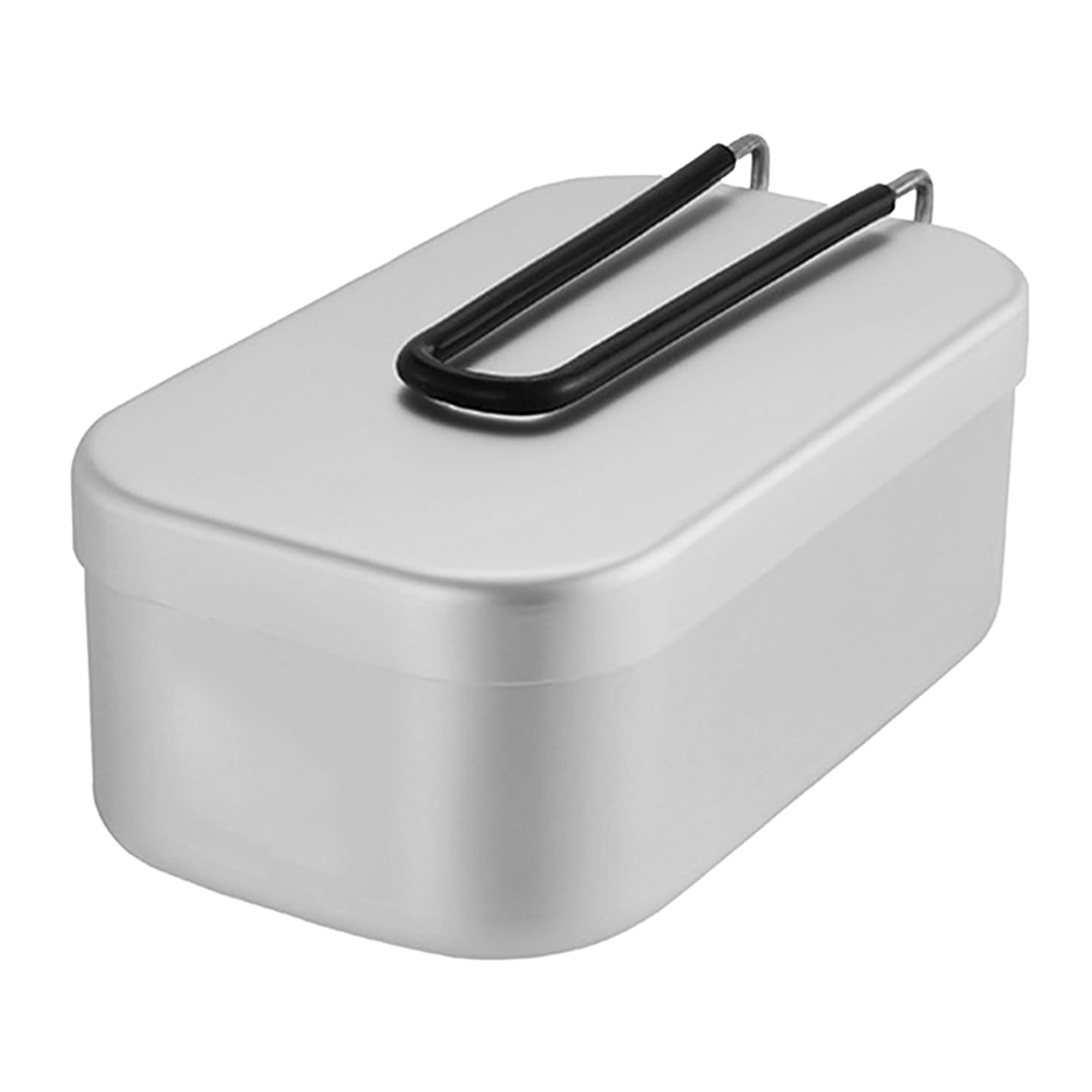 Camping Cooking Rack - Lancheiras de alumínio 800ml, panelas para