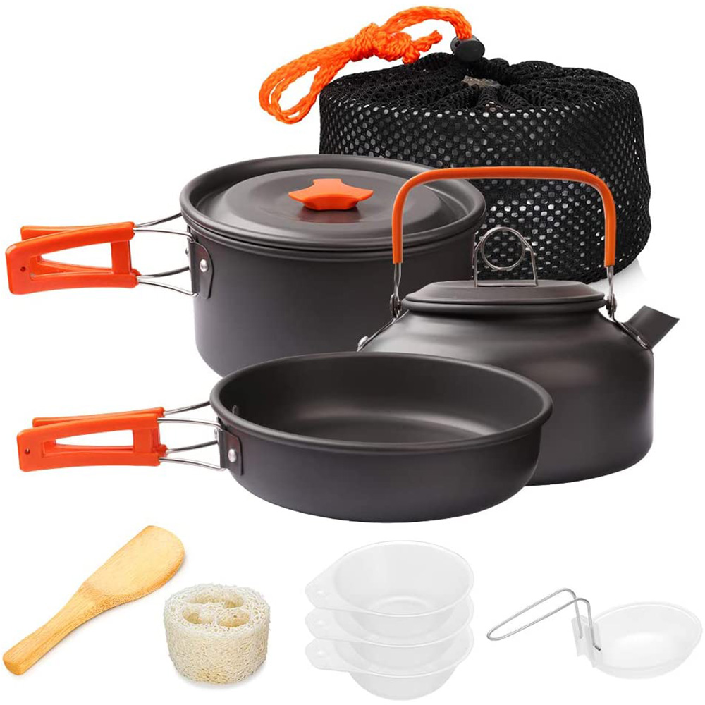Camping Cooking Rack - 1 pçs/1 conjunto kit de panelas