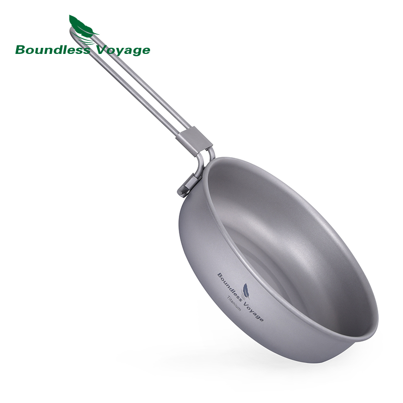 Camping Cooking Appliances - Frigideira de titânio ultraleve Boundless Voyage