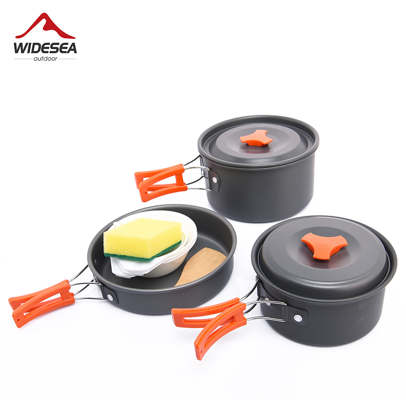 Camping Cooking Roll - Widesea conjunto de panelas para acampamento