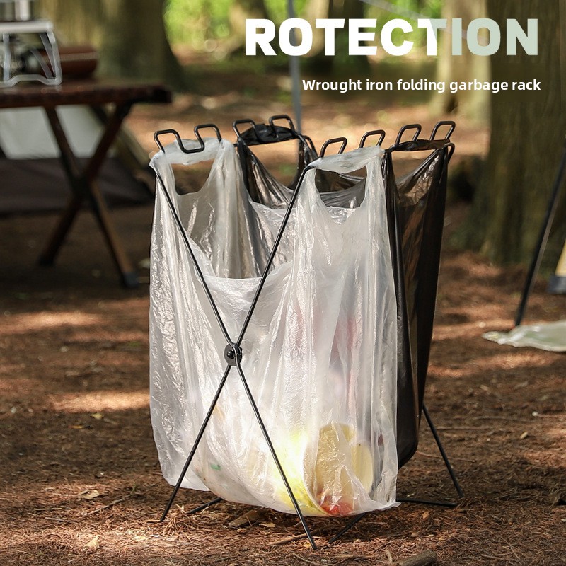 Camping Cooking Rack - Suporte Portátil Dobrável para Sacos de