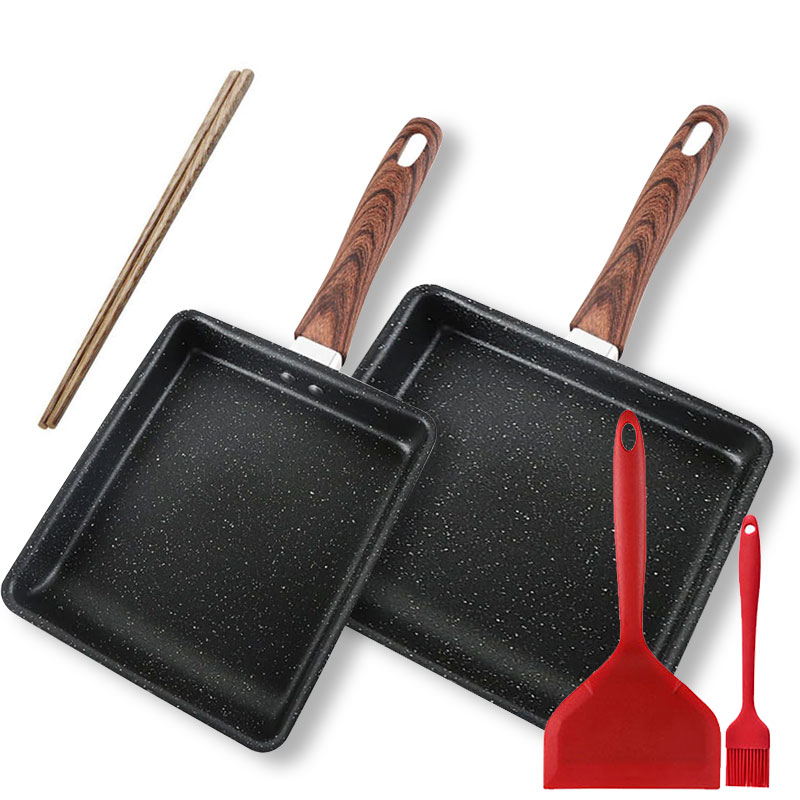 Camping Cooking Without Gas - Panela Japonesa Antiaderente para Omelete Tamagoyaki,