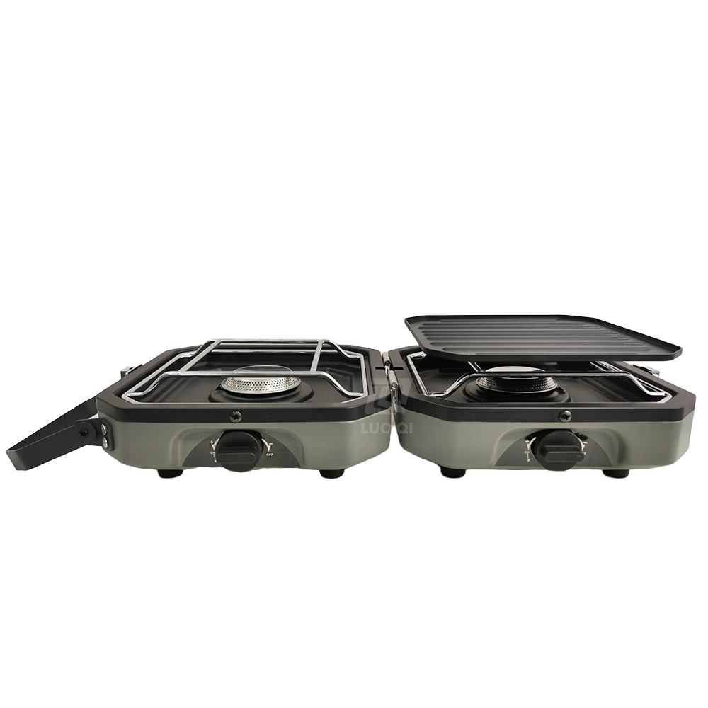 Piquenique ao ar livre acampam - Camping Double Cooking Stove avaliação e preço