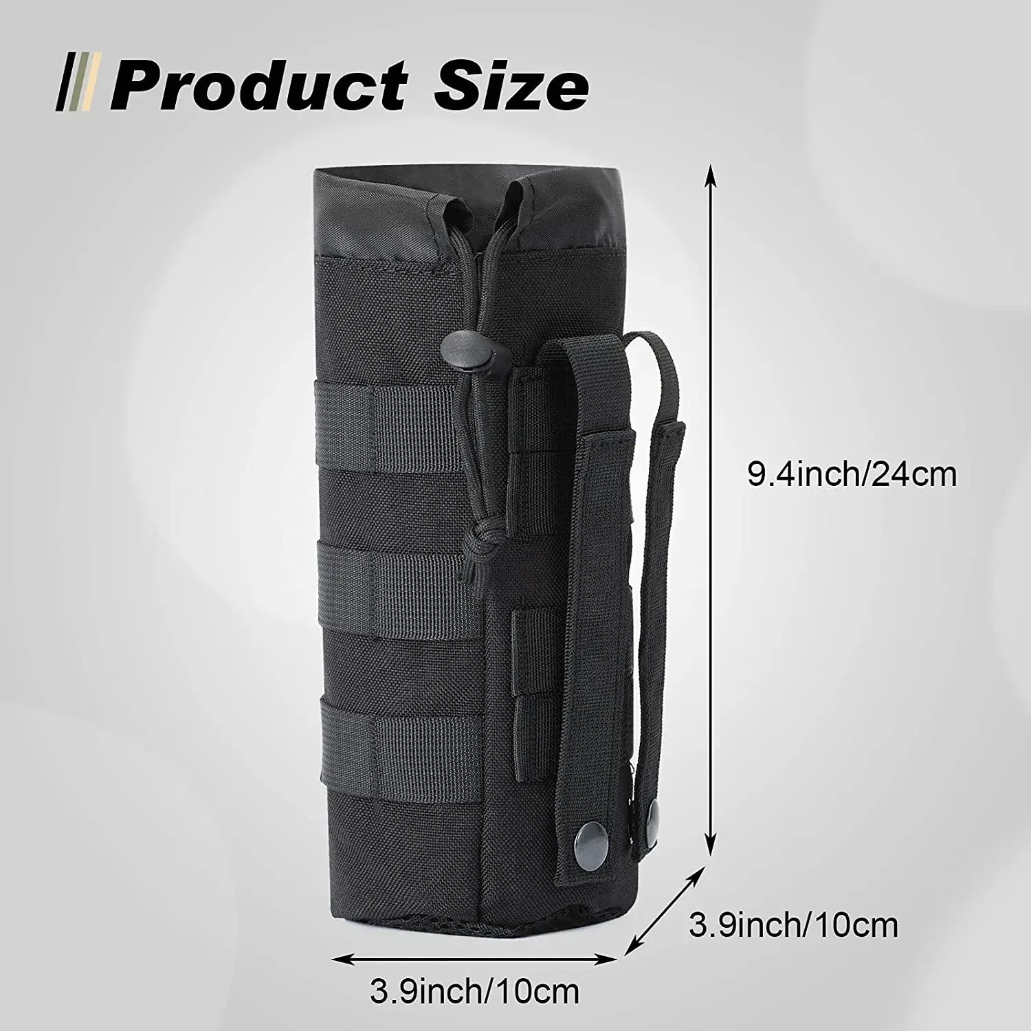 Molle tático garrafa de água s - Camping Cooking Tin avaliação e preço