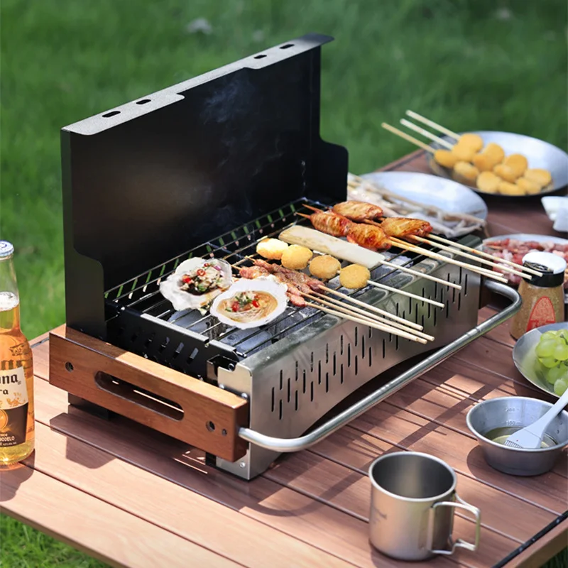 Churrasqueira de Carvão Dobráv - Camping Cooking Requirements avaliação e preço