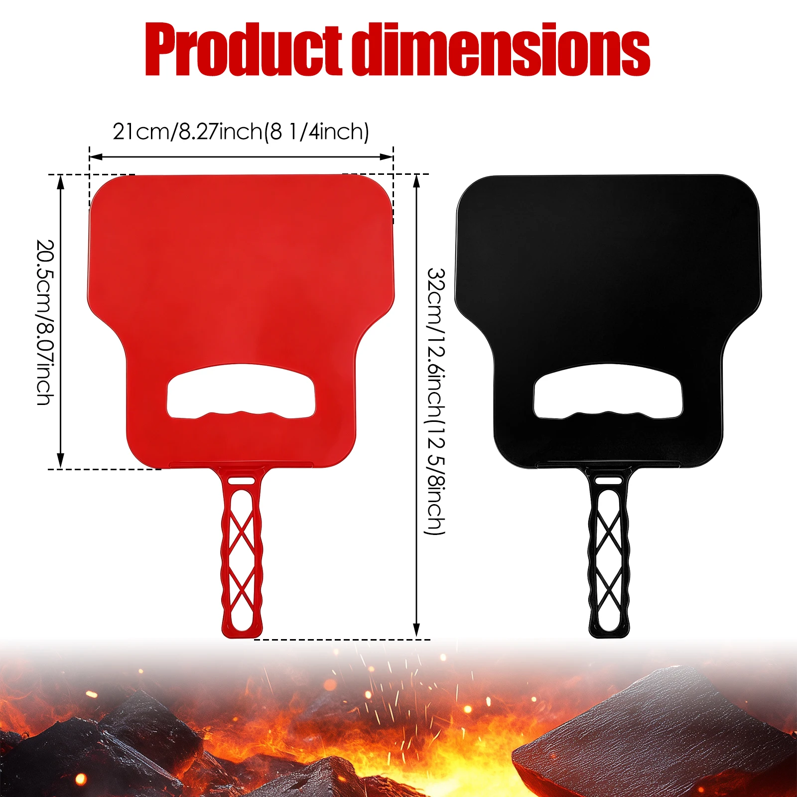 Ventilador Manual de Plástico  - Camping Cooking Portable avaliação e preço