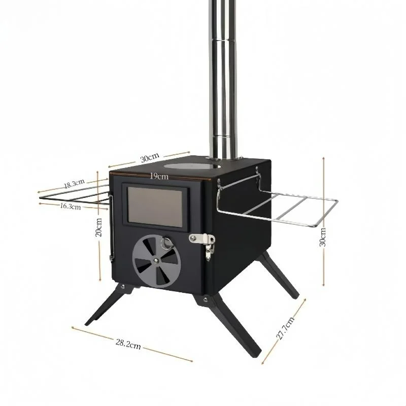 Fogão a Lenha de Aço Carbono p - Camping Cooking Easy avaliação e preço