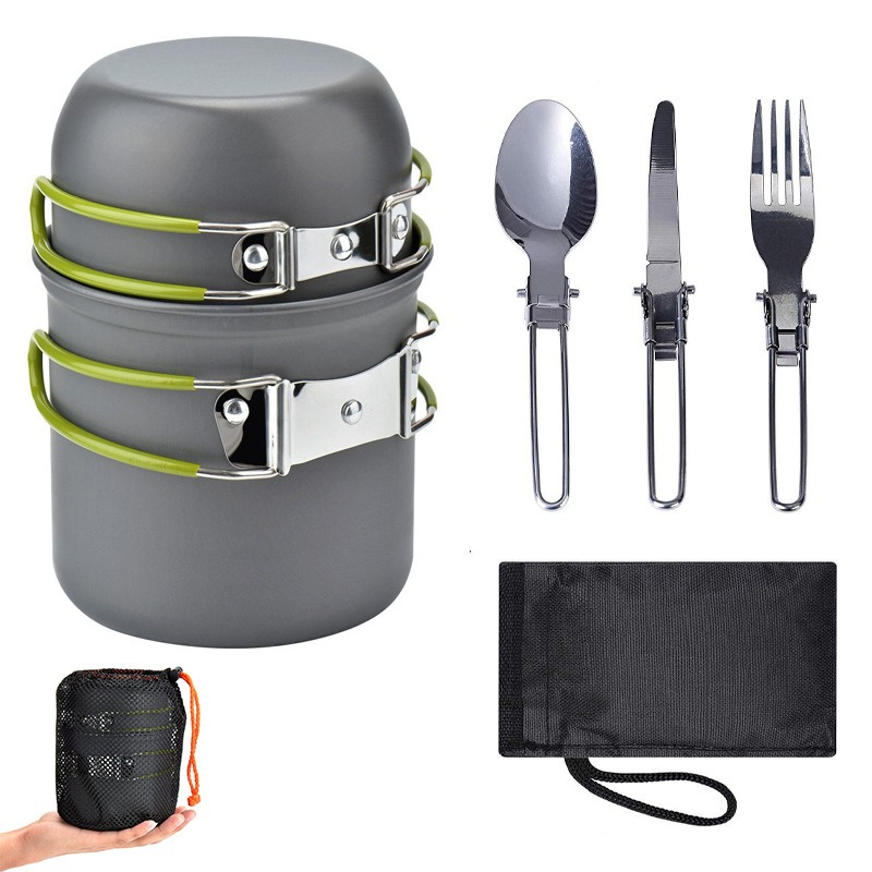 Conjunto de panelas portáteis  - Camping Cooking Easy avaliação e preço