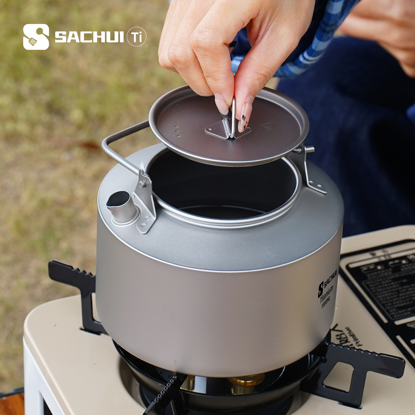 Chaleira de titânio puro 1000m - Camping Cooking Tin avaliação e preço