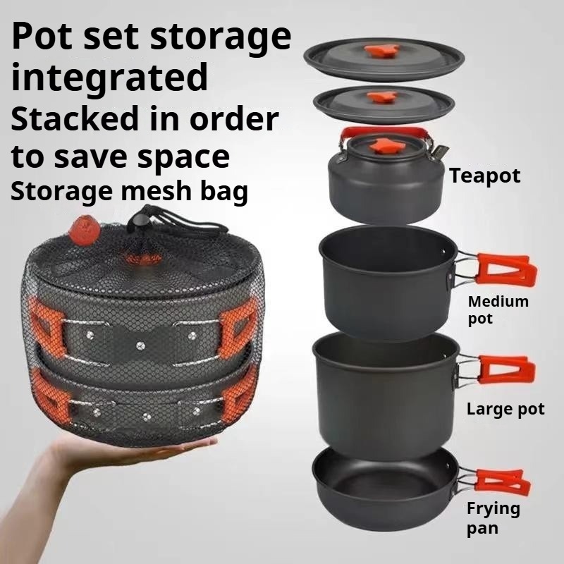 Pote portátil de grande capaci - Camping Cooking Easy avaliação e preço
