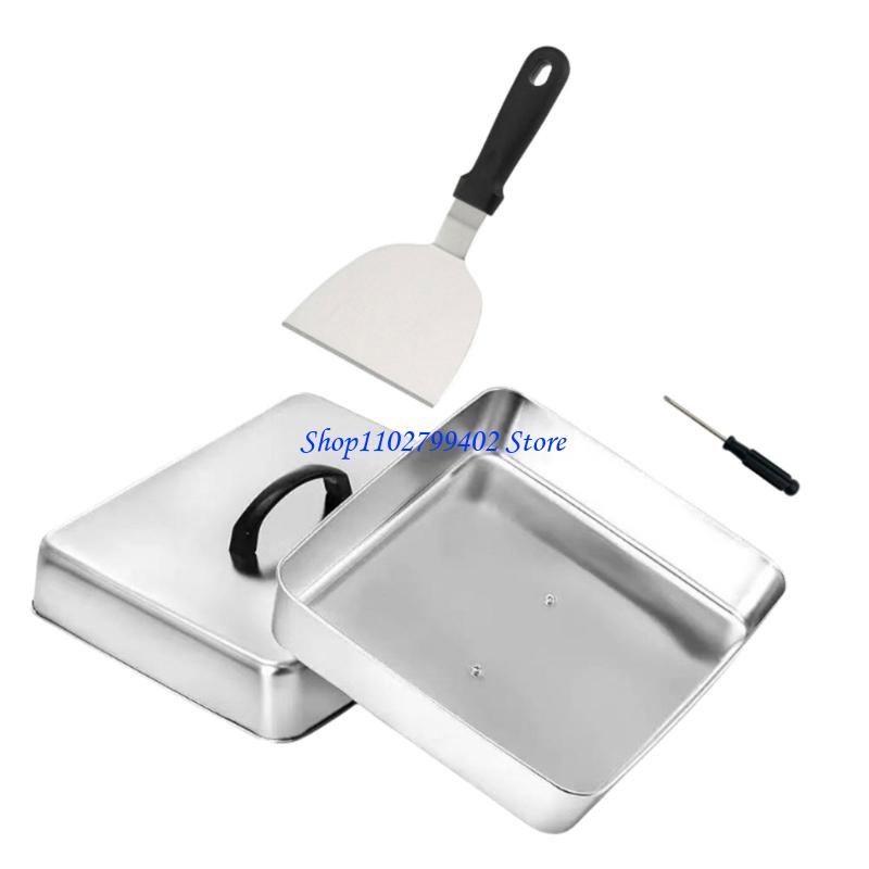 Capa cozinha quadrada 547F par - Camping Cooking Flat Top avaliação e preço