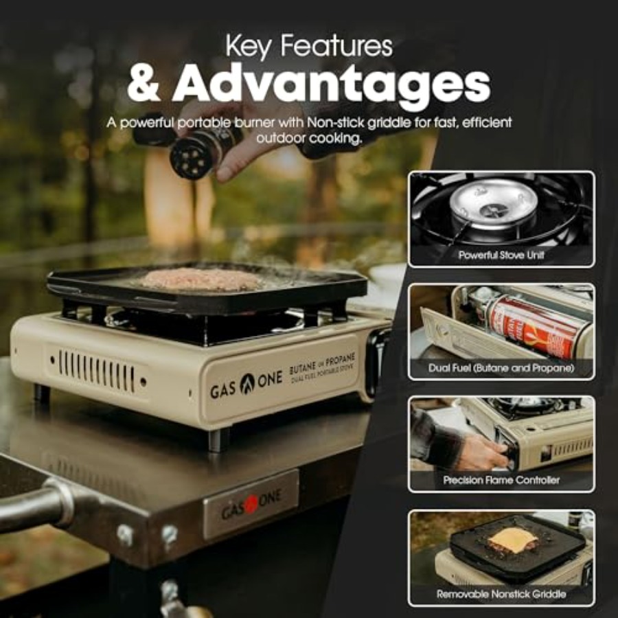 Churrasqueira a Gás GasOne GS- - Camping Cooking Flat Top avaliação e preço