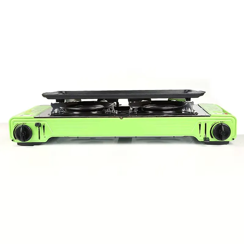 Fogão Portátil para Acampament - Camping Double Cooking Stove avaliação e preço