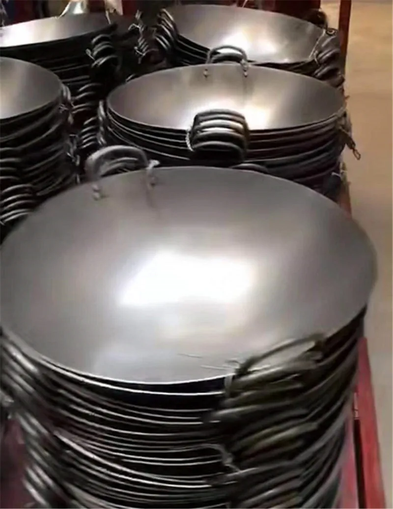 304 aço inoxidável wok 50 60 7 - Camping Cooking Without Gas avaliação e preço