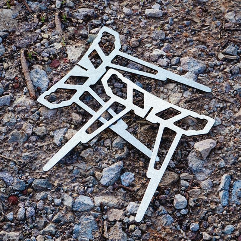 55 Base fogão dobrável para co - Camping Cooking Pot Tripod avaliação e preço