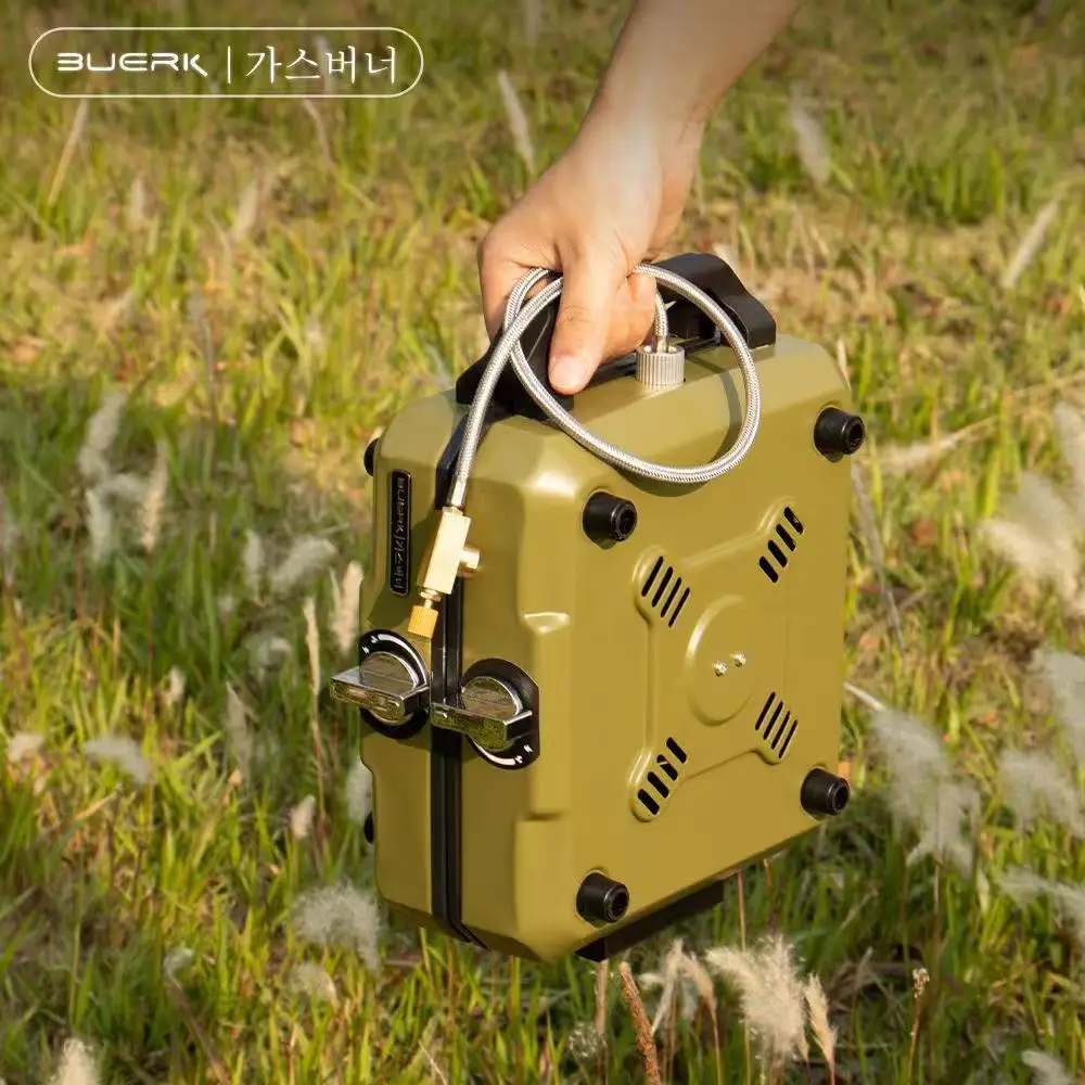 BUERK Fogão de acampamento Que - Camping Double Cooking Stove avaliação e preço