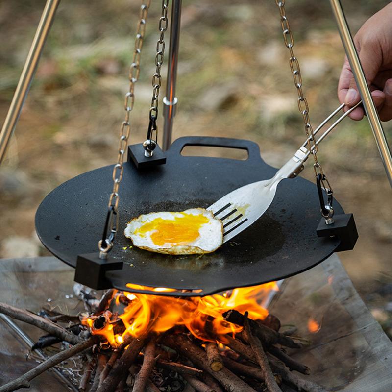 Tripé de liga de alumínio para - Camping Cooking Pot Tripod avaliação e preço