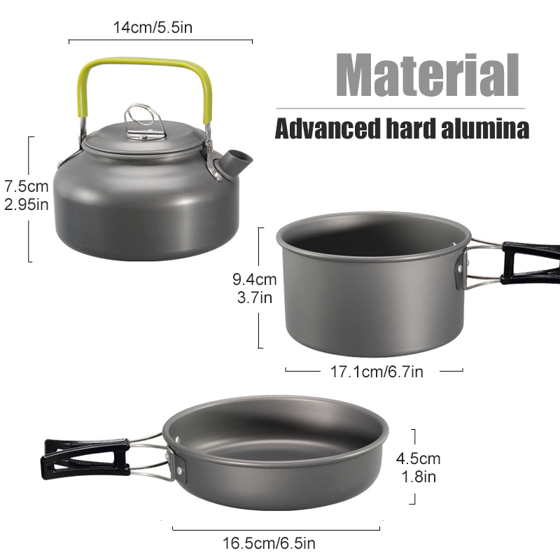Westtune kit de panelas de aca - Camping Cooking Appliances avaliação e preço