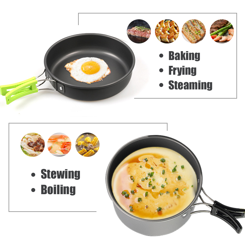 Westtune kit de panelas de aca - Camping Cooking Appliances avaliação e preço