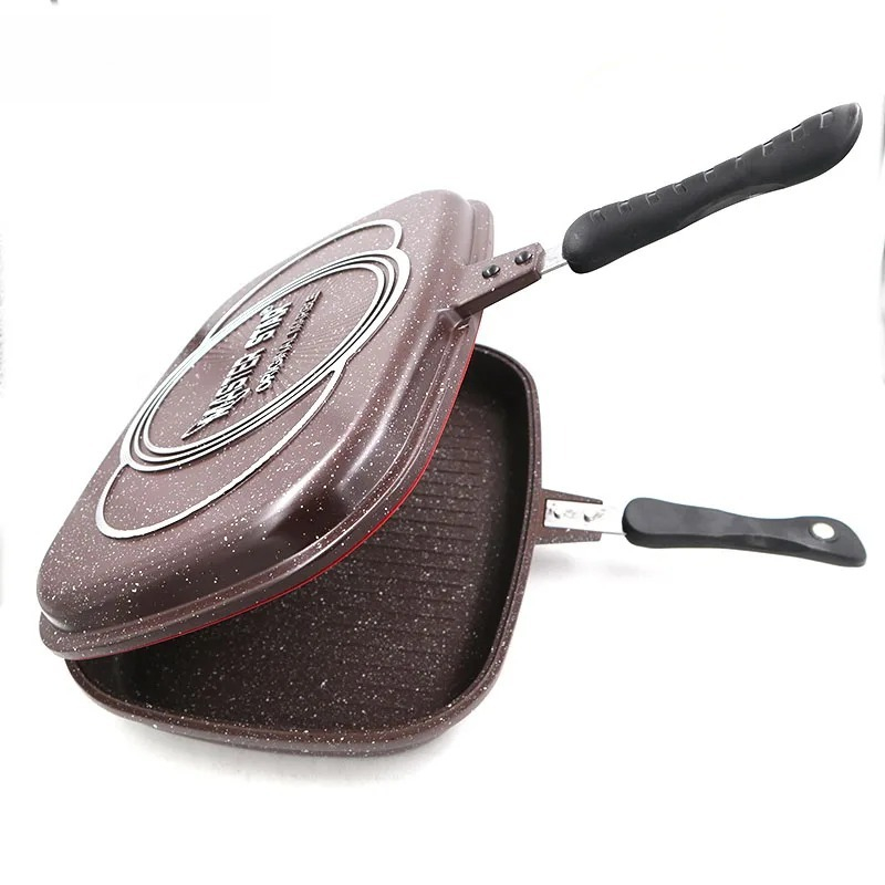 Frigideira dupla face, grelha  - Camping Cooking Without Gas avaliação e preço