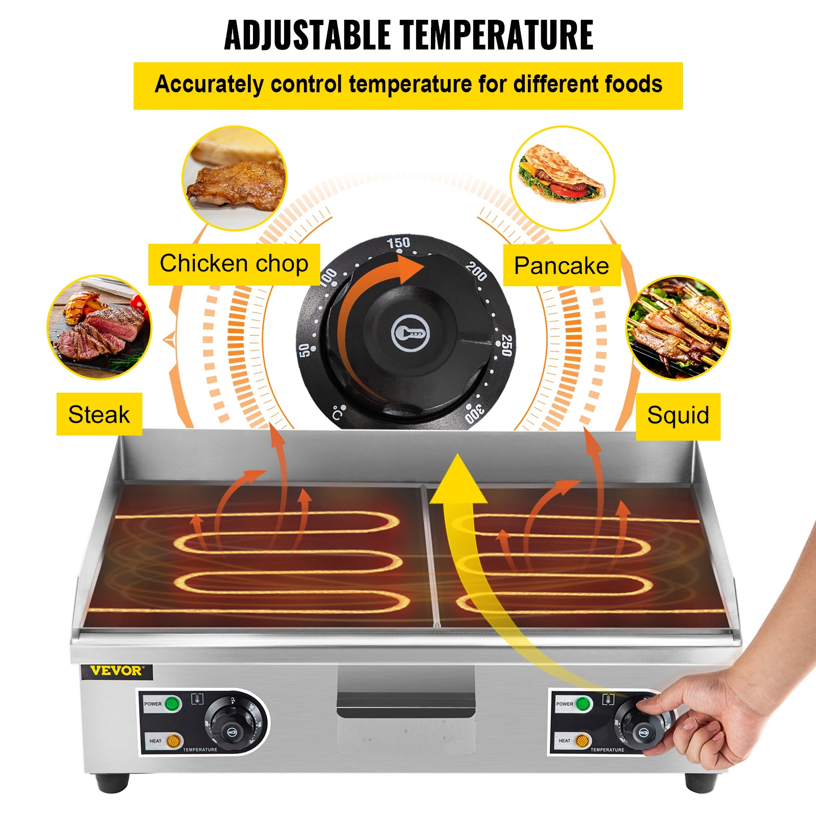 Chapa elétrica de bancada com  - Camping Cooking Flat Top avaliação e preço