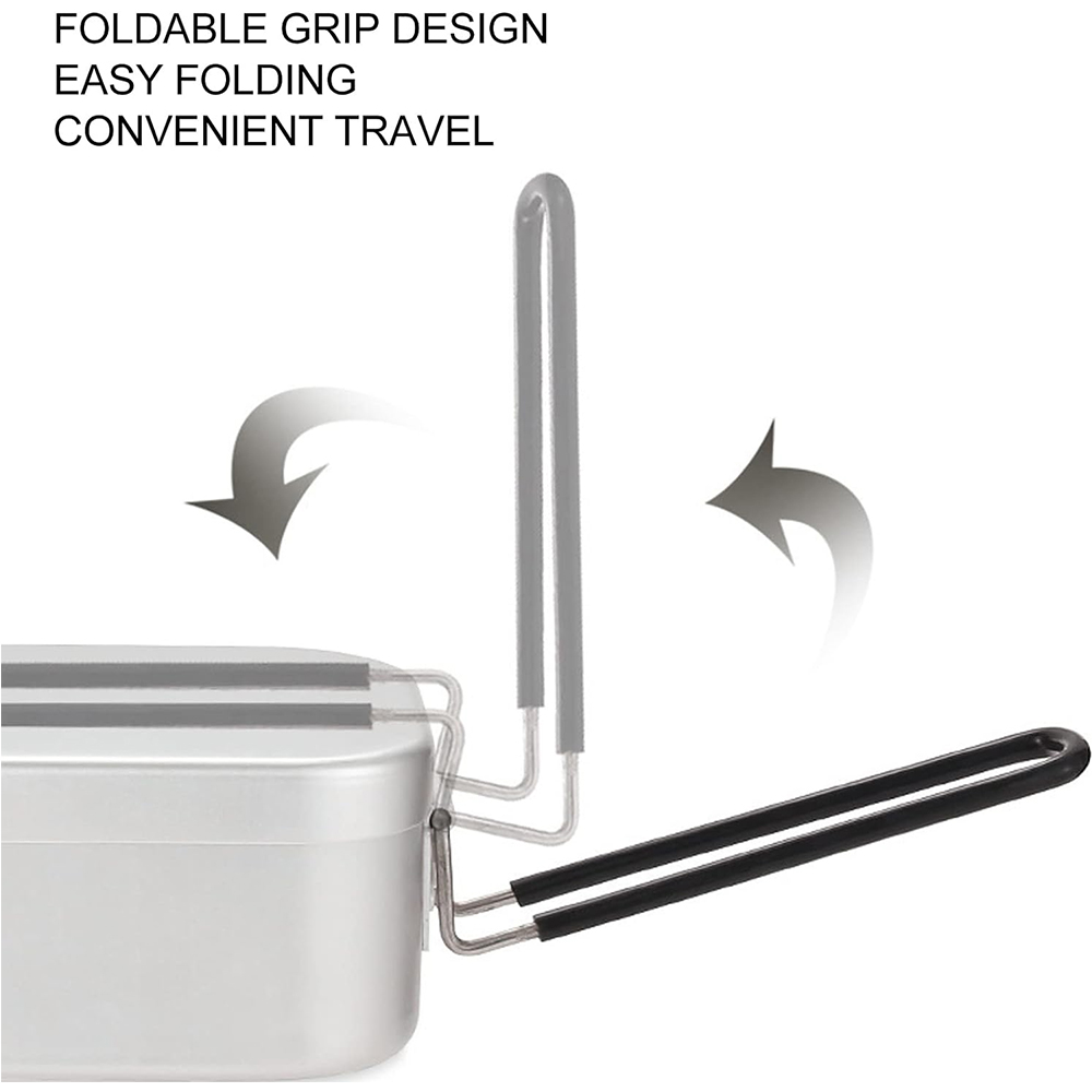 Lancheiras de alumínio 800ml,  - Camping Cooking Rack avaliação e preço
