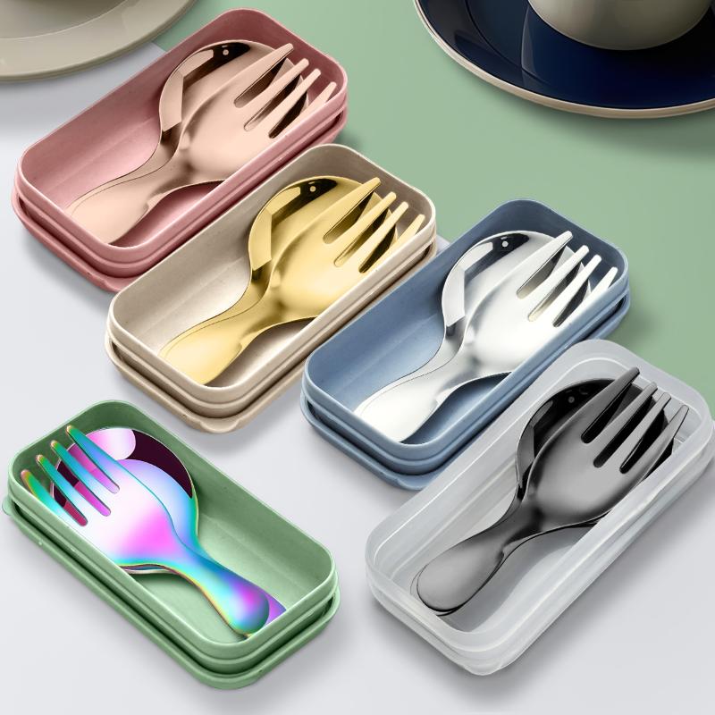 Conjunto de talheres de aço in - Camping Cooking Portable avaliação e preço