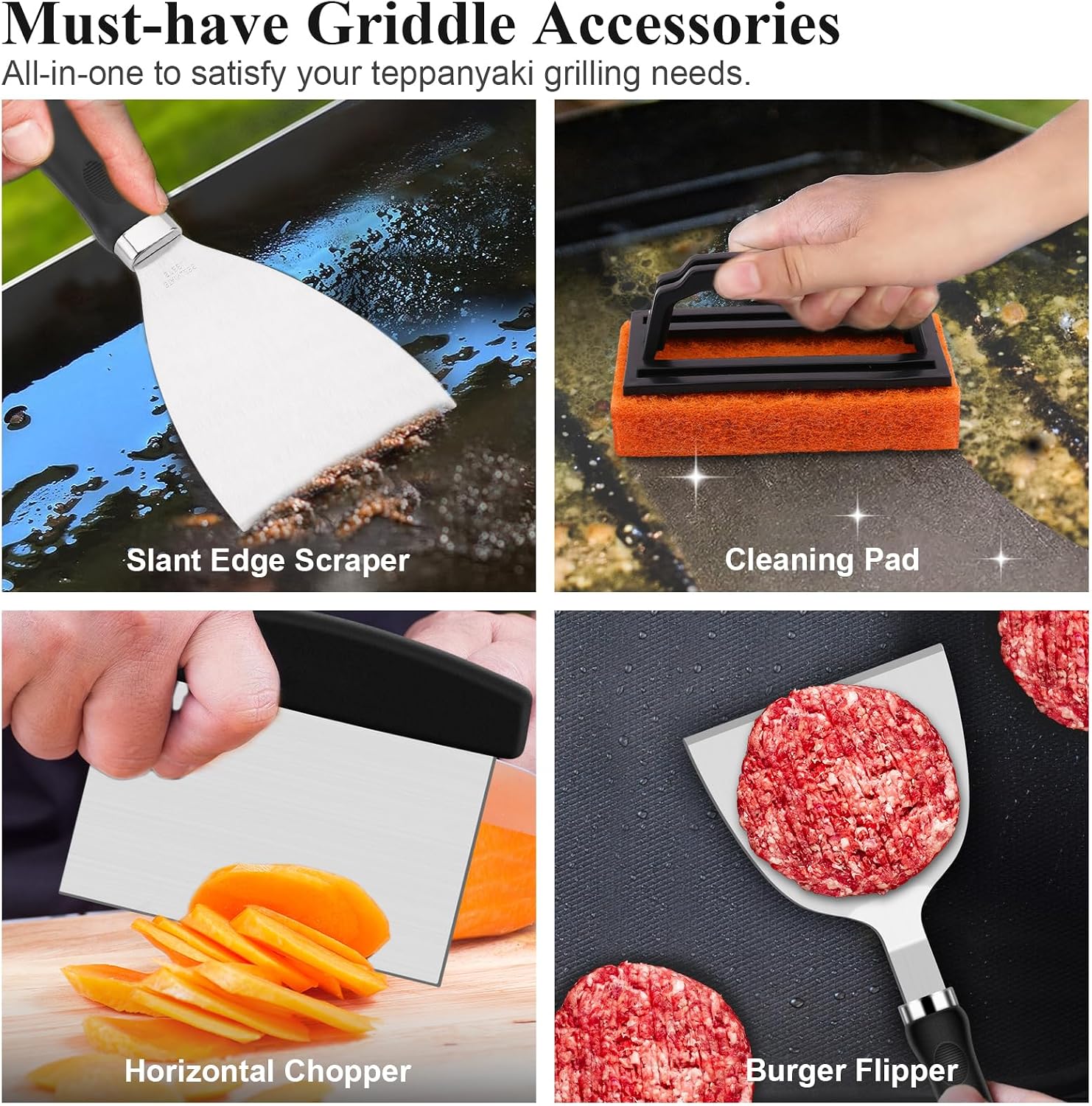 Kit de Acessórios para Chapa d - Camping Cooking Flat Top avaliação e preço
