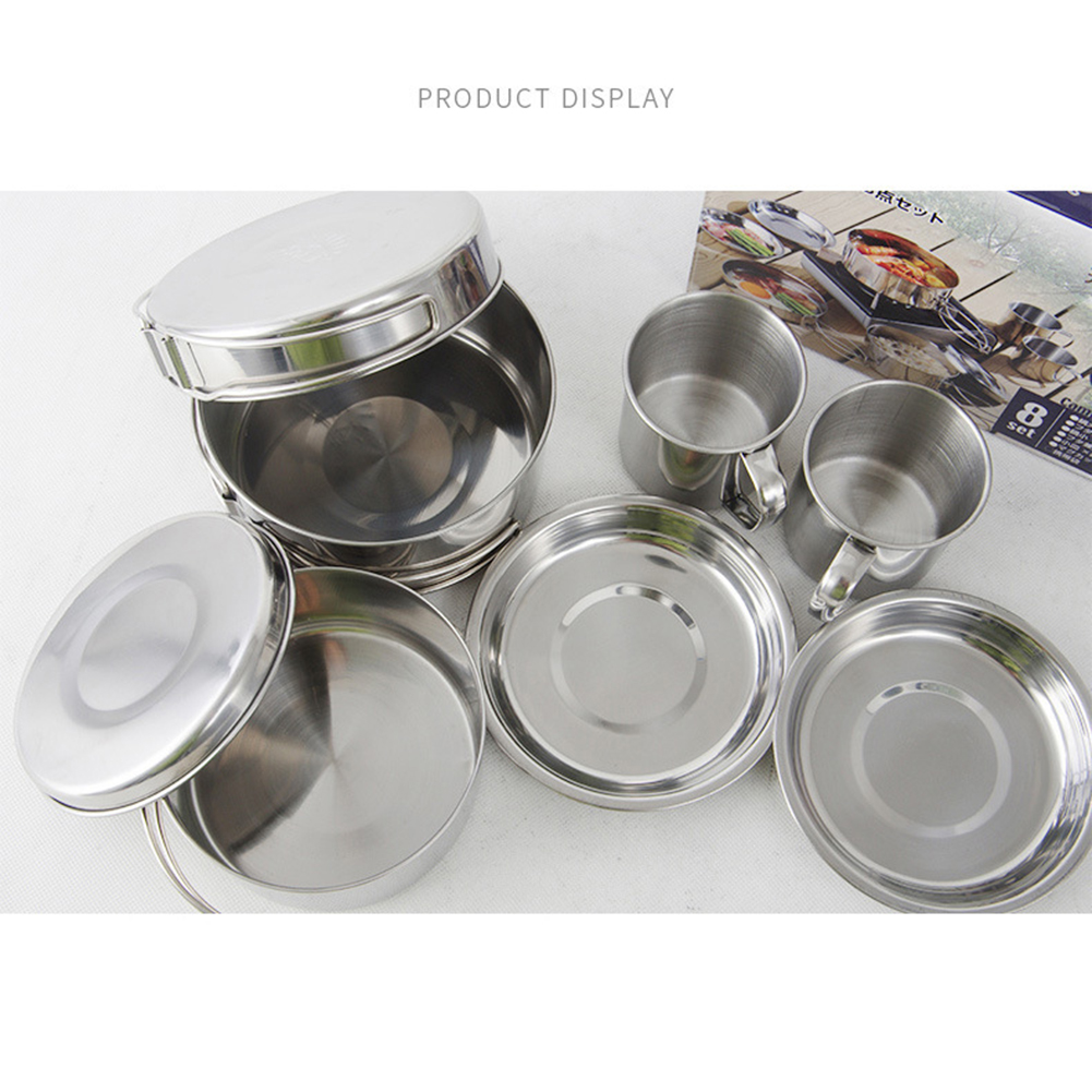12,5 cm d, 5,7 cm h panelas de - Camping Cooking Easy avaliação e preço