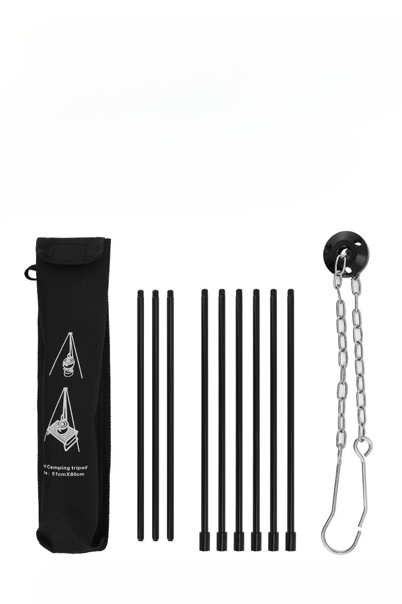 Suporte Triangular Portátil pa - Camping Cooking Pot Tripod avaliação e preço