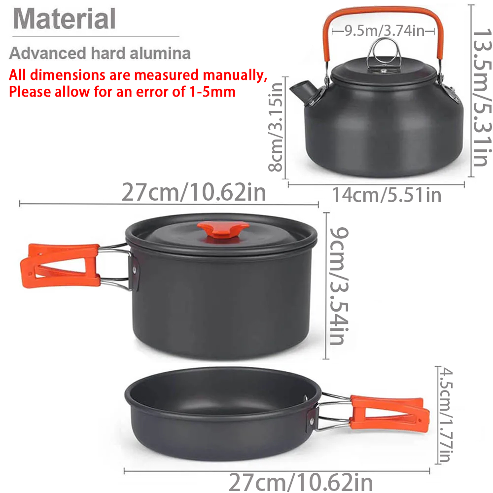 1 pçs/1 conjunto kit de panela - Camping Cooking Rack avaliação e preço