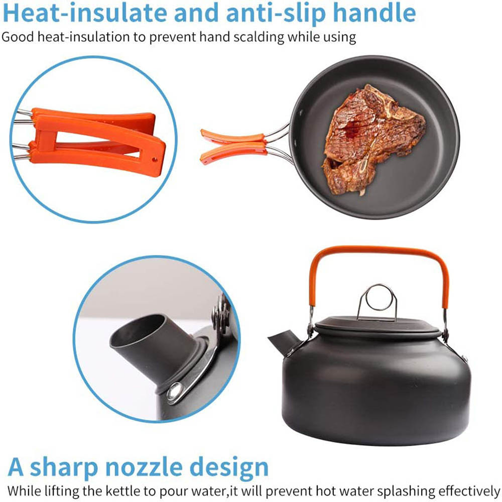 1 pçs/1 conjunto kit de panela - Camping Cooking Rack avaliação e preço