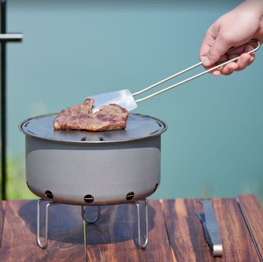 Ao ar livre titânio portátil p - Camping Cooking Flat Top avaliação e preço