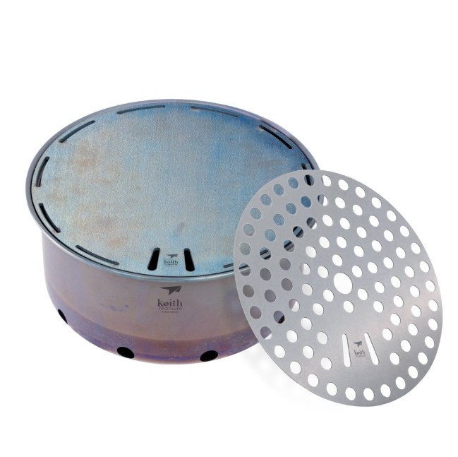 Ao ar livre titânio portátil p - Camping Cooking Flat Top avaliação e preço
