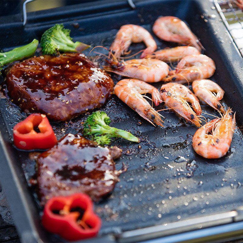 Panela de Grelhar Quadrada Gro - Camping Cooking Appliances avaliação e preço