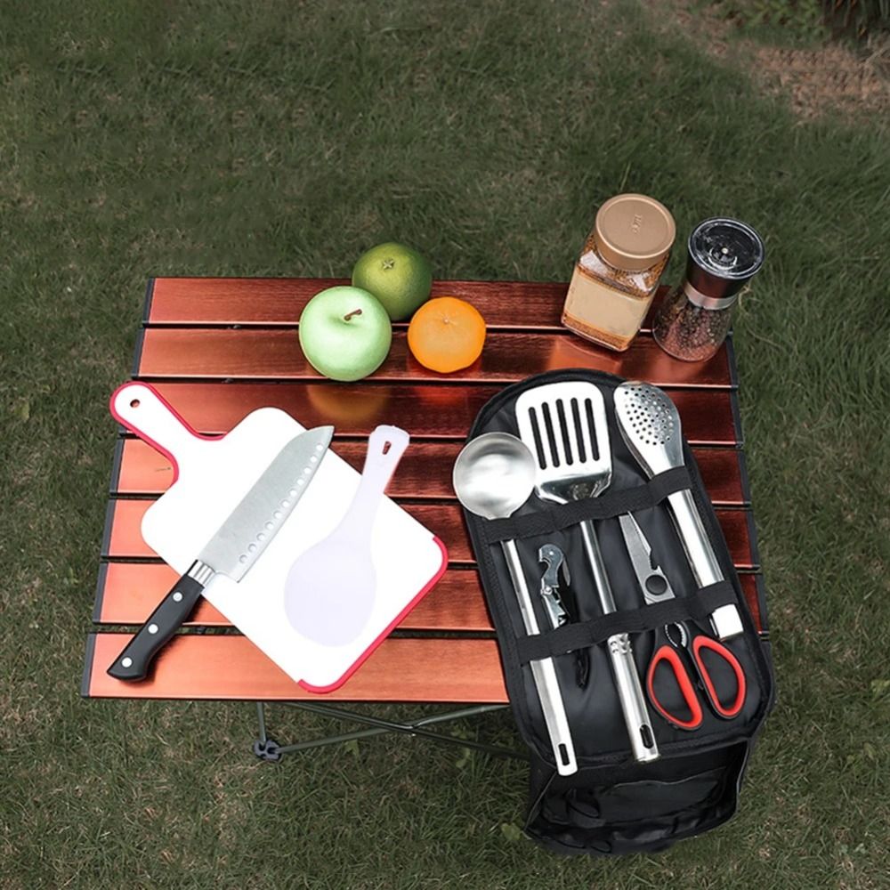 2024 conjunto de utensílio de  - Camping Cooking Rack avaliação e preço