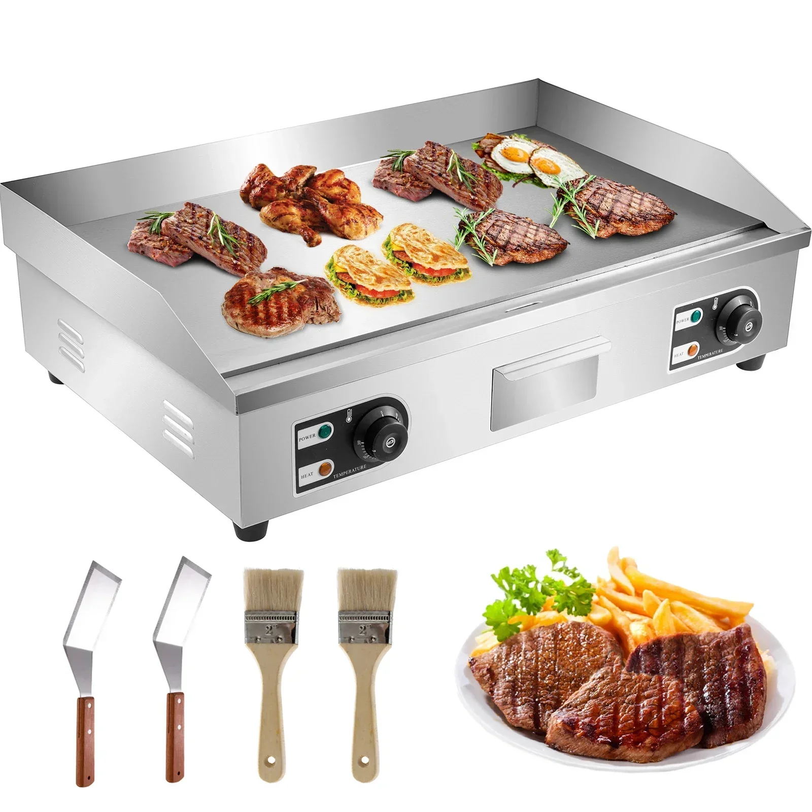 Chapa elétrica de bancada com  - Camping Cooking Flat Top avaliação e preço