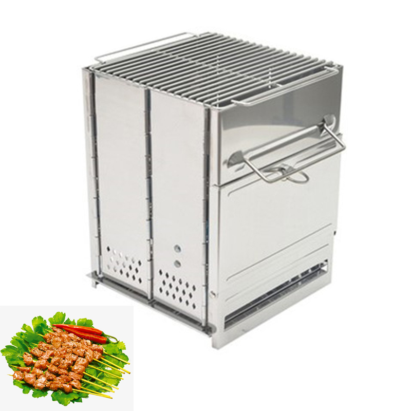 Fogão a Lenha Portátil Desmont - Camping Cooking Portable avaliação e preço