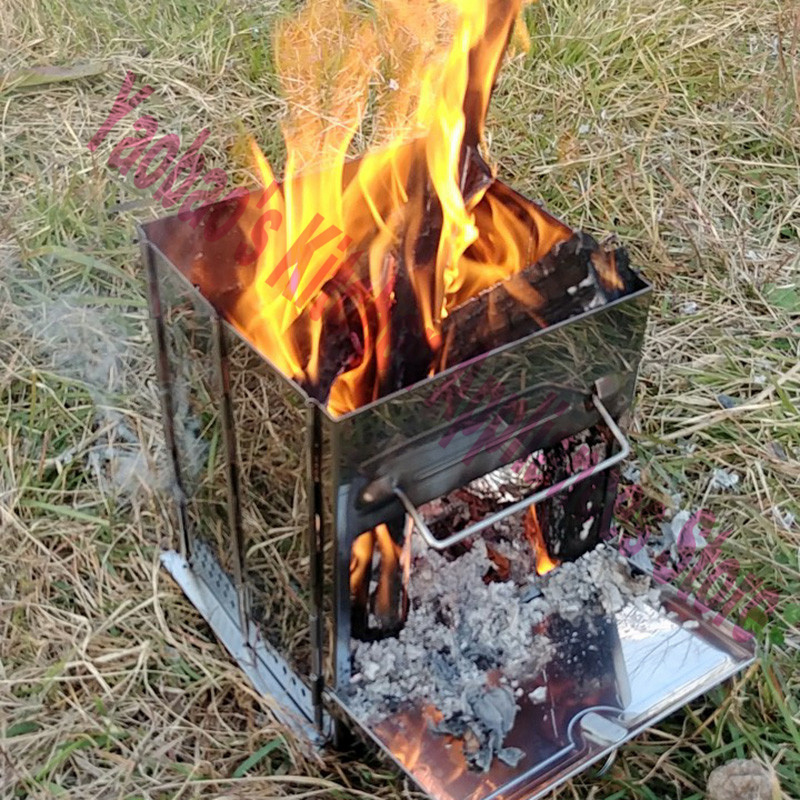 Fogão a Lenha Portátil Desmont - Camping Cooking Portable avaliação e preço