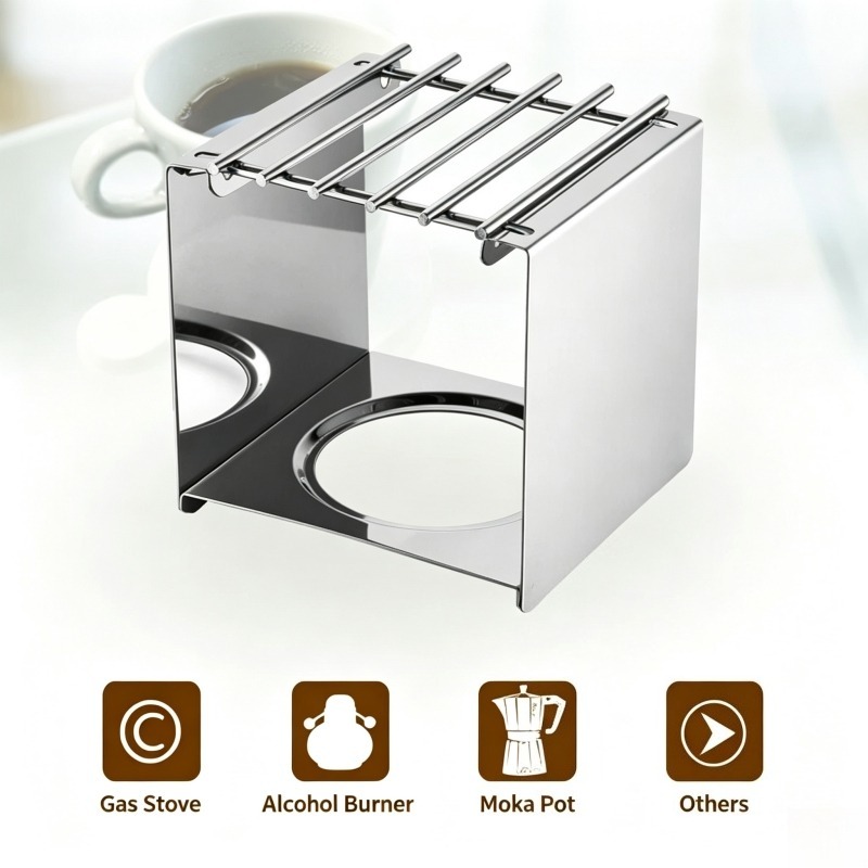 Suporte Quadrado de Aço Inoxid - Camping Cooking Appliances avaliação e preço