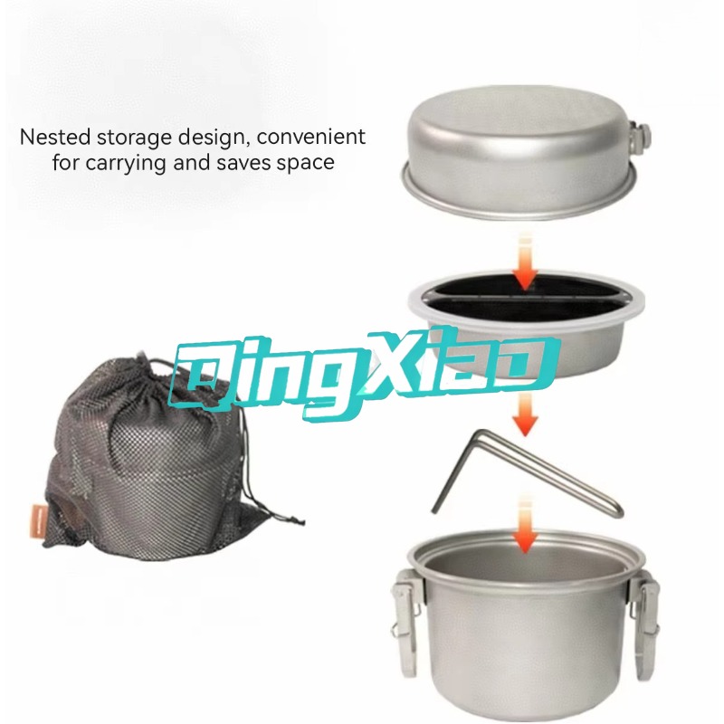 Panela Multifuncional de Aço I - Camping Cooking Portable avaliação e preço