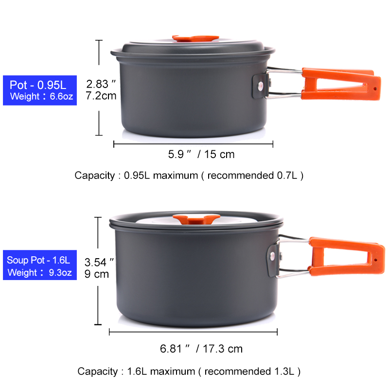 Widesea conjunto de panelas pa - Camping Cooking Roll avaliação e preço