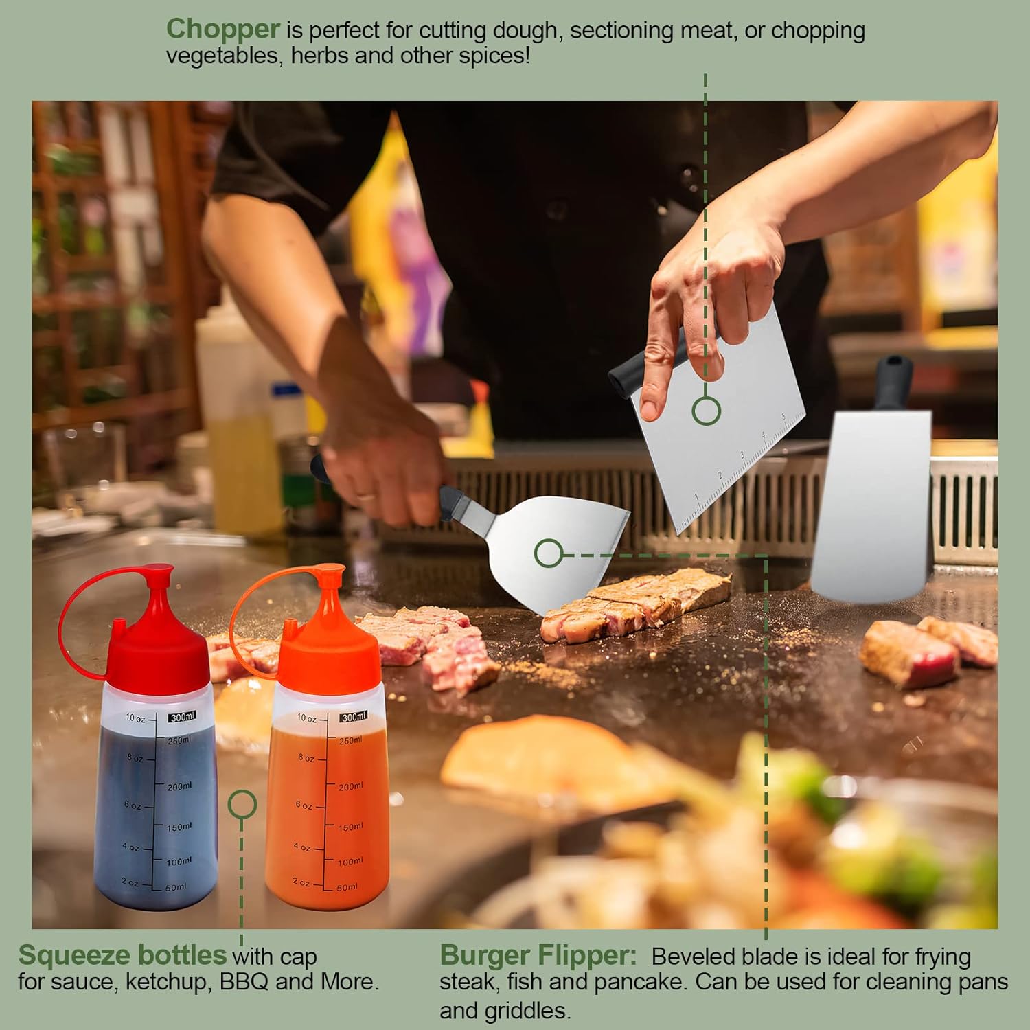 Kit de Acessórios para Churras - Camping Cooking Flat Top avaliação e preço